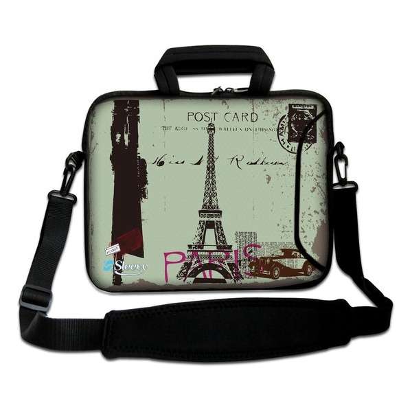 Laptoptas 17,3 Postcard Paris - Sleevy