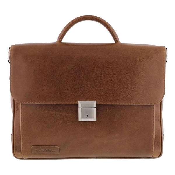 Plevier Business/Laptoptas 2-Vaks 15.6 Cognac 476