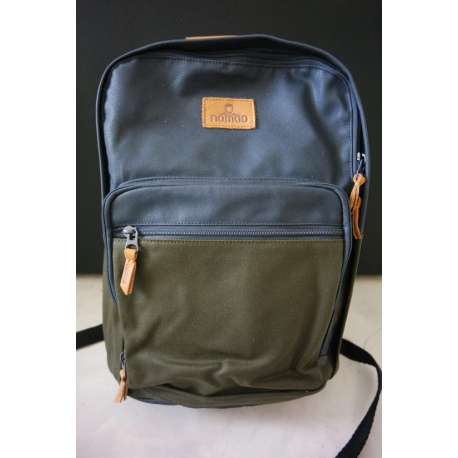 Nomad College Daypack - Kleur Olive/ Dark Navy