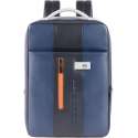 Piquadro Urban Expandable Slim Backpack 15.6'' Blue/Grey