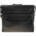 Lederen Business tas van LD-aktetas-15 inch- werktas-zwart leder-laptoptas