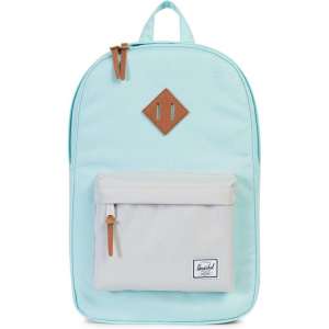 Herschel Supply Co. Heritage Mid-Volume Rugzak 14,5L - Blue Tint / Glacier Grey / Tan Leather