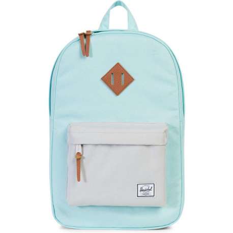 Herschel Supply Co. Heritage Mid-Volume Rugzak 14,5L - Blue Tint / Glacier Grey / Tan Leather