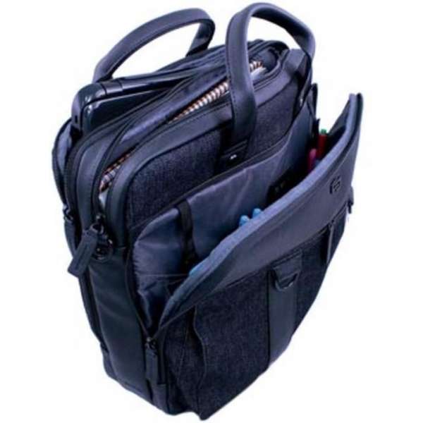 Solo laptoptas Executive Bradford voor 15,6 inch laptops, olijfkleurig