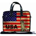 Laptoptas 13,3 / schoudertas USA design - Sleevy - laptoptas - schooltas