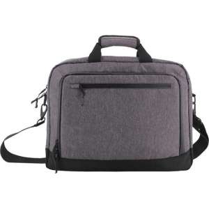 Laptop Bag antraciet Ruime, klassieke laptoptas