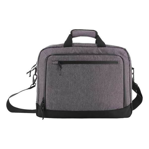 Laptop Bag antraciet Ruime, klassieke laptoptas