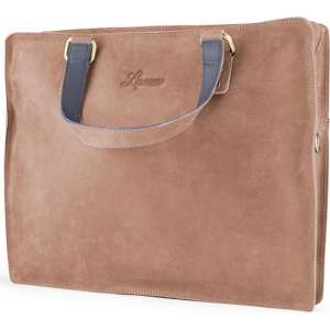 Laauw Madrid Sevilla Unisex laptoptas - Cognac