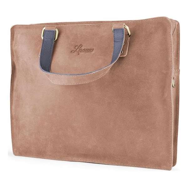 Laauw Madrid Sevilla Unisex laptoptas - Cognac