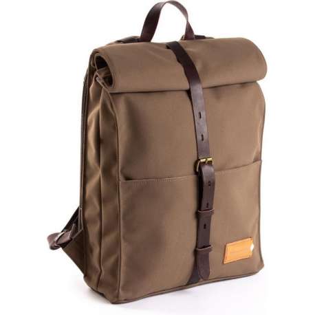 Property Of Rugzak Alex 24h Olive Rolltop - Recyclede PET flesjes