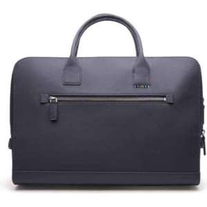 Thisislo First Edition Briefcase Blue Unisex Handtas Blauw