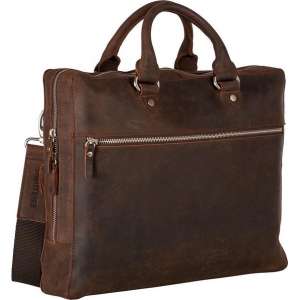 Leonhard Heyden Salisbury laptoptas 1-vaks 13 inch - Bruin