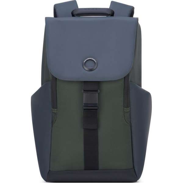 Delsey Securflap Laptop Backpack - Anti Diefstal - 1 Compartment - 15 inch - Army