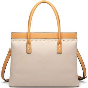 Miss Lulu Dames Handtas Beige