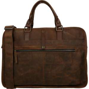 Berba Ruvido laptoptas 17 inch coffee