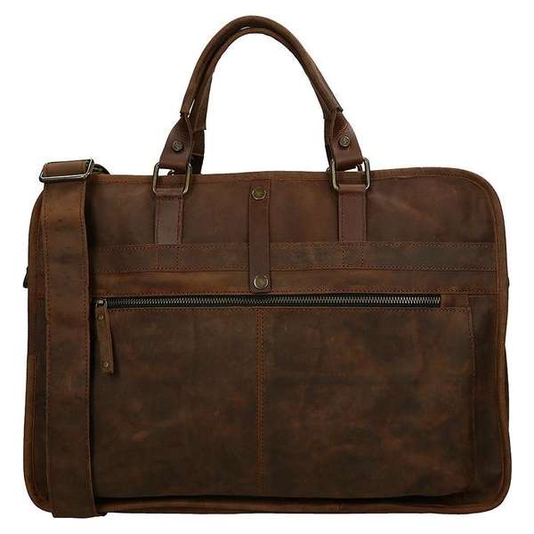 Berba Ruvido laptoptas 17 inch coffee