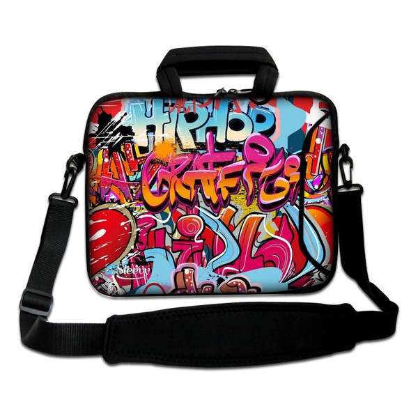 Laptoptas 15,6 inch hiphop graffiti - Sleevy