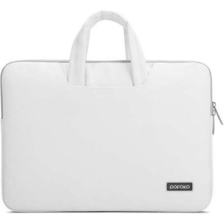 POFOKO 15.4 inch laptoptas - Wit