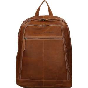 Chesterfield James Leren Laptop Rugzak - 14 inch - Cognac