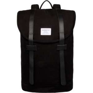 Sandqvist Rugzak Stig Black SQA1353 Eco Canvas - Zwart 14 Lt