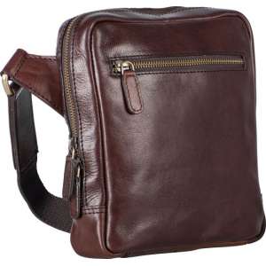 Leonhard Heyden Cambridge crossbody S 8 inch - Roodbruin