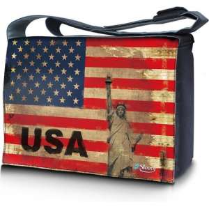 Sleevy 15,6 laptoptas / messenger tas USA design