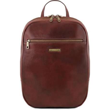 Tuscany leather leren laptoptas Osaka Bruin TL141711