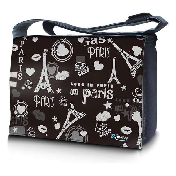 Laptoptas / messengertas 17,3 love Paris - Sleevy