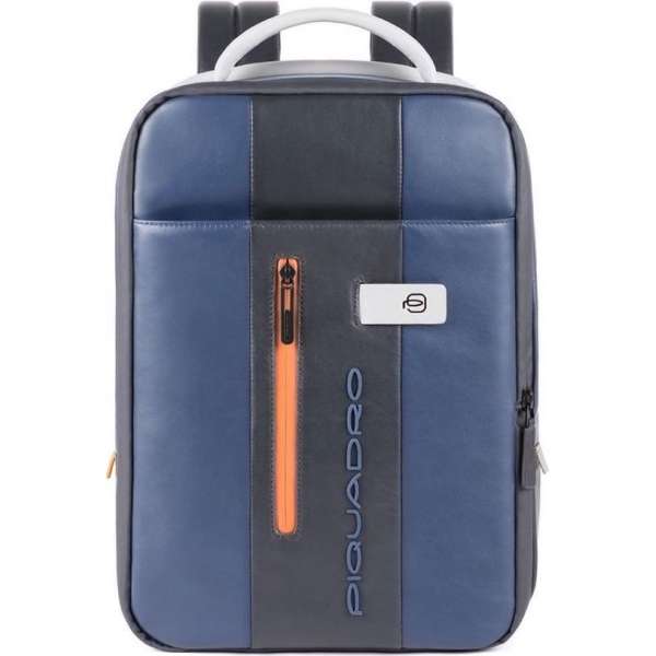 Piquadro Urban Expandable Small Size Slim Backpack 14'' Blue/Grey