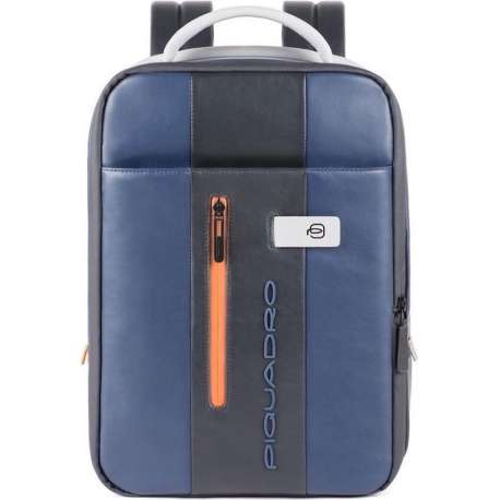 Piquadro Urban Expandable Small Size Slim Backpack 14'' Blue/Grey