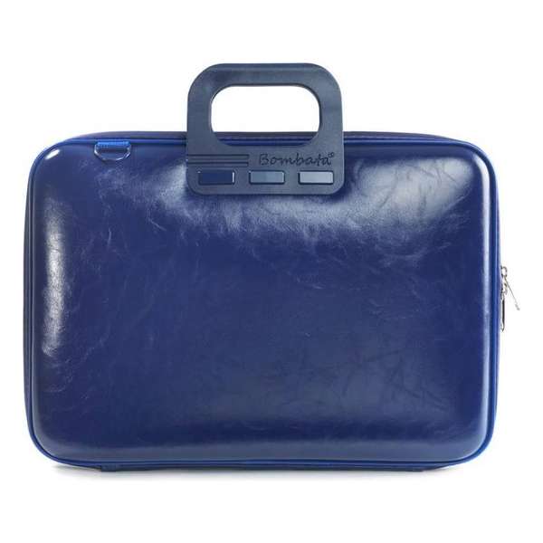 Bombata Evolution 15 inch Laptoptas - Kunstleer - 15,6 inch - Kobalt Blauw