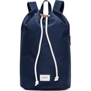 Sandqvist Evert Rugzak Blauw katoen canvas - 18 liter