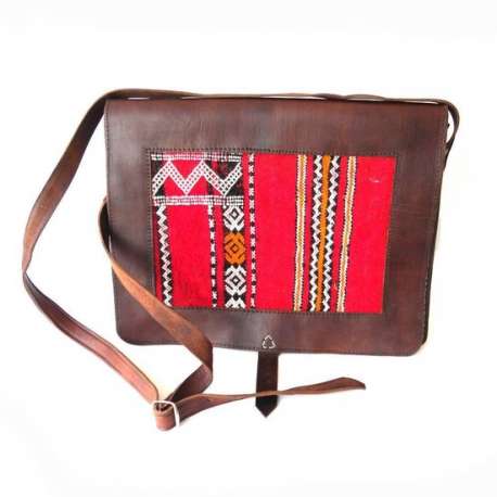 Merkloos / Sans marque Ibiza boho Dames Handtas Bruin, tas 4