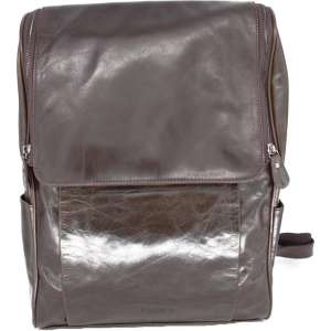 Leren Rugzak - Rugtas - 16.4 inch Laptoptas - Schoudertas- Handtas - 180° North - Jarff Rivers