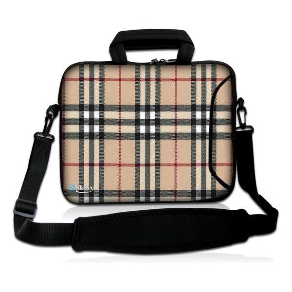 Laptoptas 17,3 inch ruiten chic - Sleevy