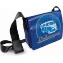 VW T1 Bus Tablet-PC Tas - Vintage Logo/blauw