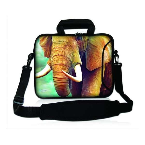 Sleevy 15,6 laptoptas olifant