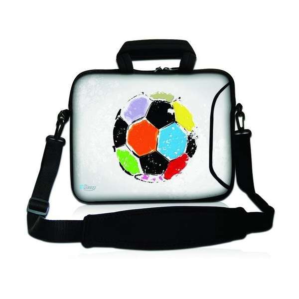 Sleevy 15,6 laptoptas voetbal