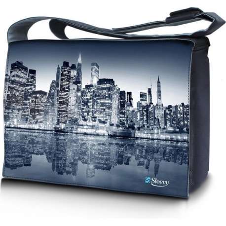 Laptoptas / messenger tas 15,6 New York - Sleevy