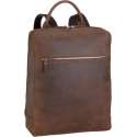 Leonhard Heyden Salisbury business rugzak 13 inch - Bruin