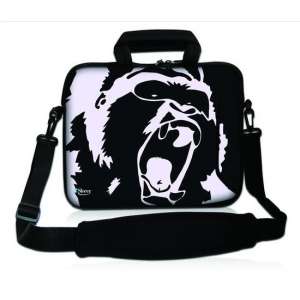 Sleevy 17,3 laptoptas gorilla zwart/grijs