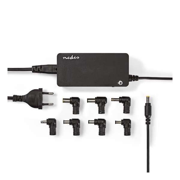 Notebook Adapter | Universal 8 tips | 90 W | Output 15V - 19.5V