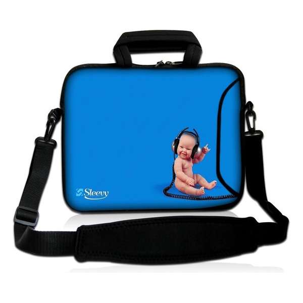 Laptoptas 15,6 inch baby rocks music - Sleevy