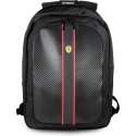 Ferrari universeel 15 inch Zwart Rugtas - On Track - FESNMBP15BK