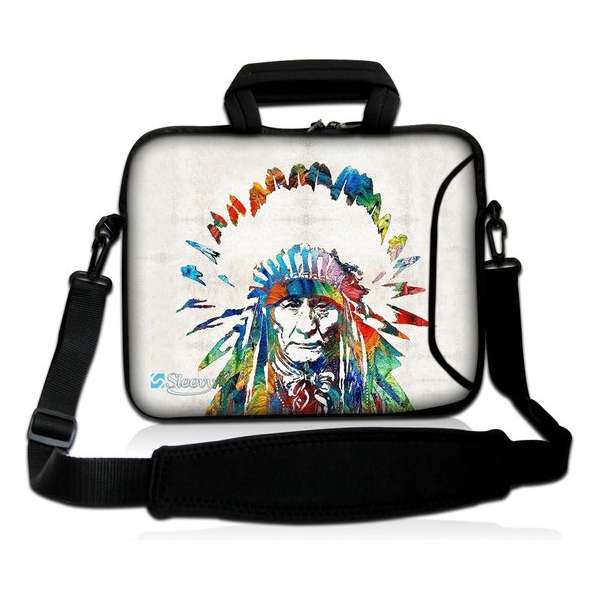 Laptoptas 17,3 inch Indiaan - Sleevy