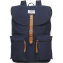 Sandqvist Rugzak Roald Navy SQA532 Eco Canvas Tas - Blauw 17 Lt