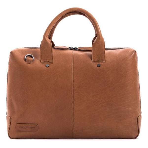 Plevier Basalt businesstas 15.6 inch cognac.