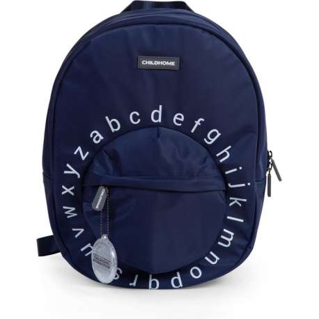 SCHOOLRUGZAK KIDS ABC - NAVY WIT - MET ISOLEREND VAK VOOR DRINKFLES  - CHILDHOME