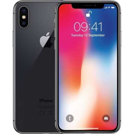 Apple iPhone X - Refurbished door Forza - C grade (Zichtbare gebruikssporen) - 64GB - Spacegrijs