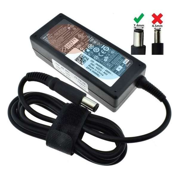 Dell 65W Laptop Adapter 19.5V 3.34A Smart PIN Origineel